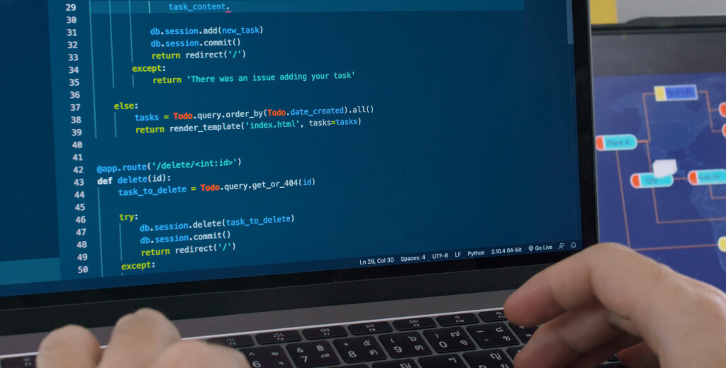 コーディング画面